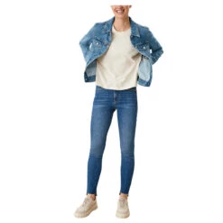 S.Oliver Damen Jeansjacke Middle Blue Denim Stretch 7 S.Oliver Damen Jeansjacke Middle Blue Denim Stretch -Modebekleidungs Geschäft s oliver jeans jacke blau 54z6 model