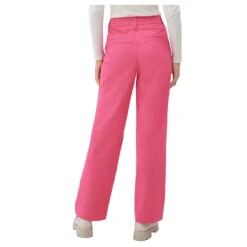S.Oliver Damen Baumwollhose Lilac Pink -Modebekleidungs Geschäft s oliver jeans rosa 4424 ansicht model hinten