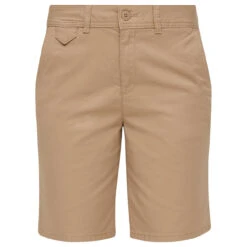 S.Oliver Damen Baumwoll Chino Bermuda Brown