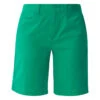 S.Oliver Damen Baumwoll Chino Bermuda Green