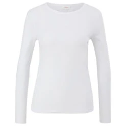 S.Oliver Damen Langarm Shirt Shiny White
