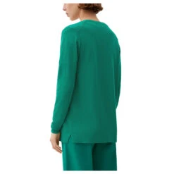 S.Oliver Damen Strickjacke Sap Green -Modebekleidungs Geschäft s oliver strickjacke gruen 7646 ansicht hinten