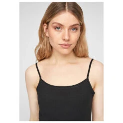 S.Oliver Damen Spaghettiträger Top Black -Modebekleidungs Geschäft soliver top schwarz 9999 vorne