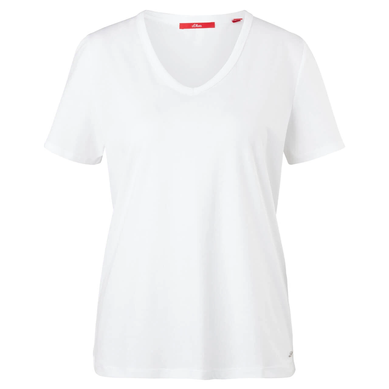 S.Oliver Damen T-Shirt White Basic 1 S.Oliver Damen T-Shirt White Basic