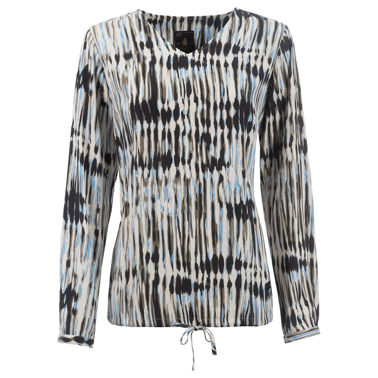 Soquesto Damen Langarm Bluse Off White 1 Soquesto Damen Langarm Bluse Off White