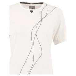 Soquesto Damen T-Shirt Elegant Off White 7 Soquesto Damen T-Shirt Elegant Off White -Modebekleidungs Geschäft soquesto 1 2 arm shirt offwhite 5200 detail 28129