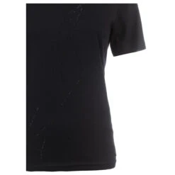 Soquesto Damen T-Shirt Elegant Black -Modebekleidungs Geschäft soquesto 1 2 arm shirt schwarz black 9000 detail