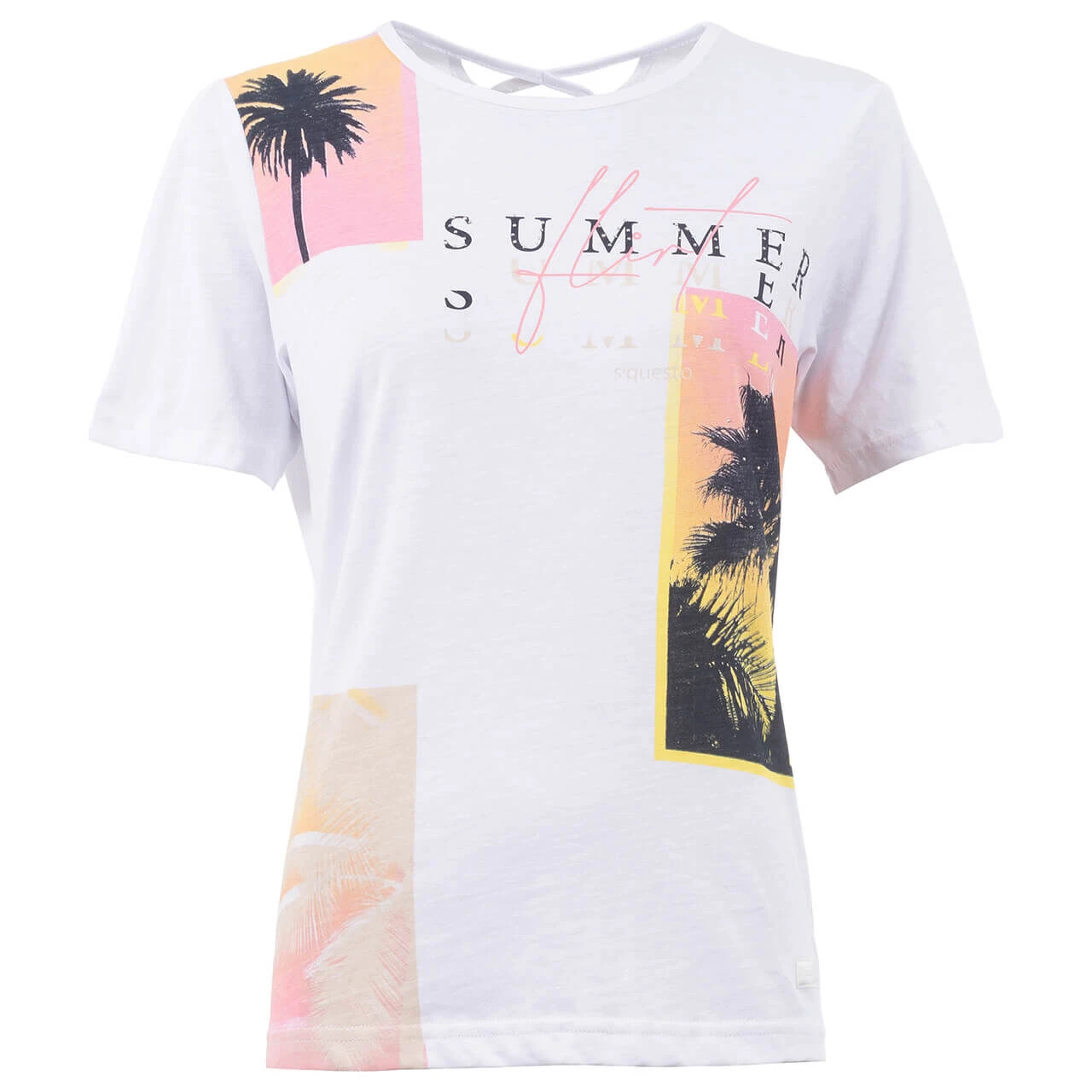 Soquesto Damen T-Shirt Coconut Palms 1 Soquesto Damen T-Shirt Coconut Palms