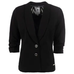Soquesto 3/4 Arm Blazer Black