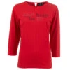 Soquesto Damen 3/4 Arm Shirt Candy Red
