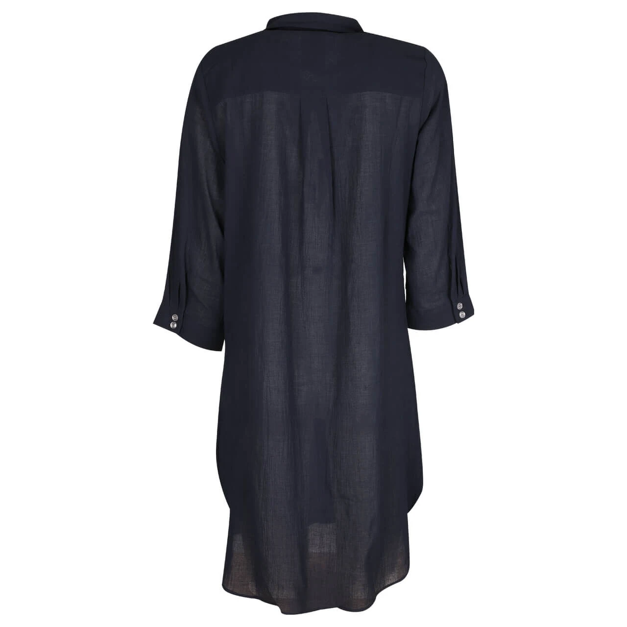 Soquesto Damen 3/4 Arm Long Bluse Navy 2 Soquesto Damen 3/4 Arm Long Bluse Navy – Bild 2