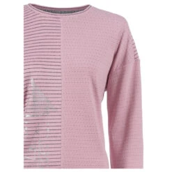 Soquesto Damen Sweatshirt Rose Cloud Printed 7 Soquesto Damen Sweatshirt Rose Cloud Printed -Modebekleidungs Geschäft soquesto leichtsweat shirt rose cloud 1002 detail vorne