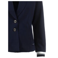 Soquesto Sweat Blazer Navy Blue 7 Soquesto Sweat Blazer Navy Blue -Modebekleidungs Geschäft soquesto sweatblazer navy 2800 detail