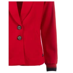 Soquesto Sweat Blazer Candy Red 7 Soquesto Sweat Blazer Candy Red -Modebekleidungs Geschäft soquesto sweatblazer rot 1547 detail