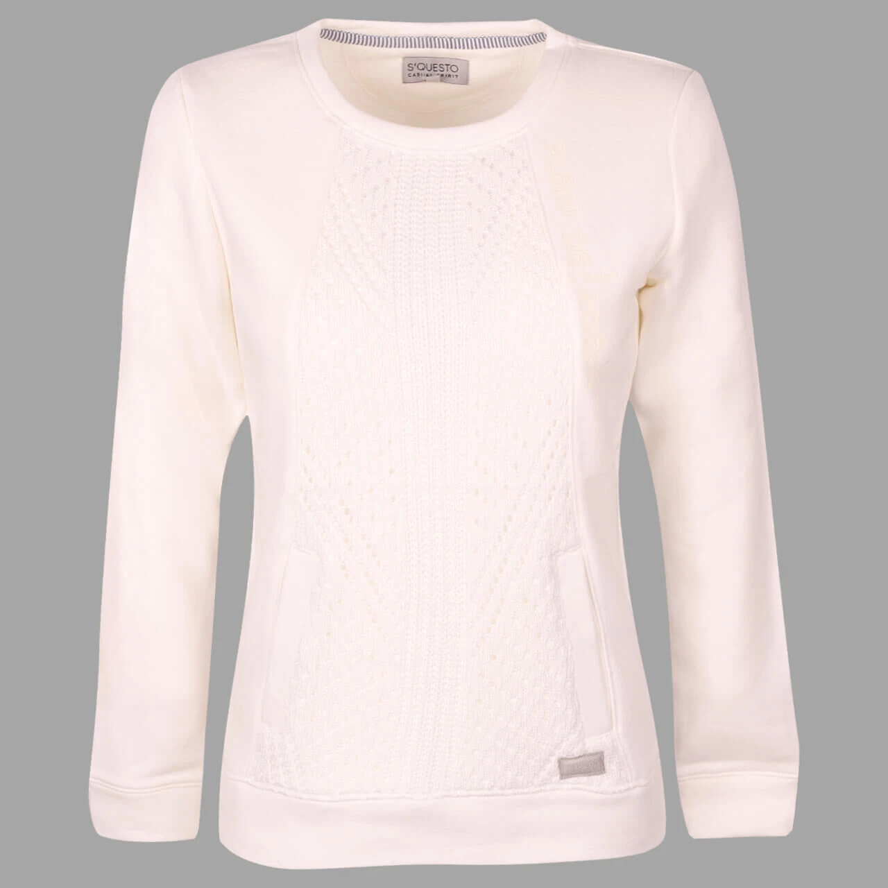 Soquesto Damen Sweatshirt Light Creme 1 Soquesto Damen Sweatshirt Light Creme