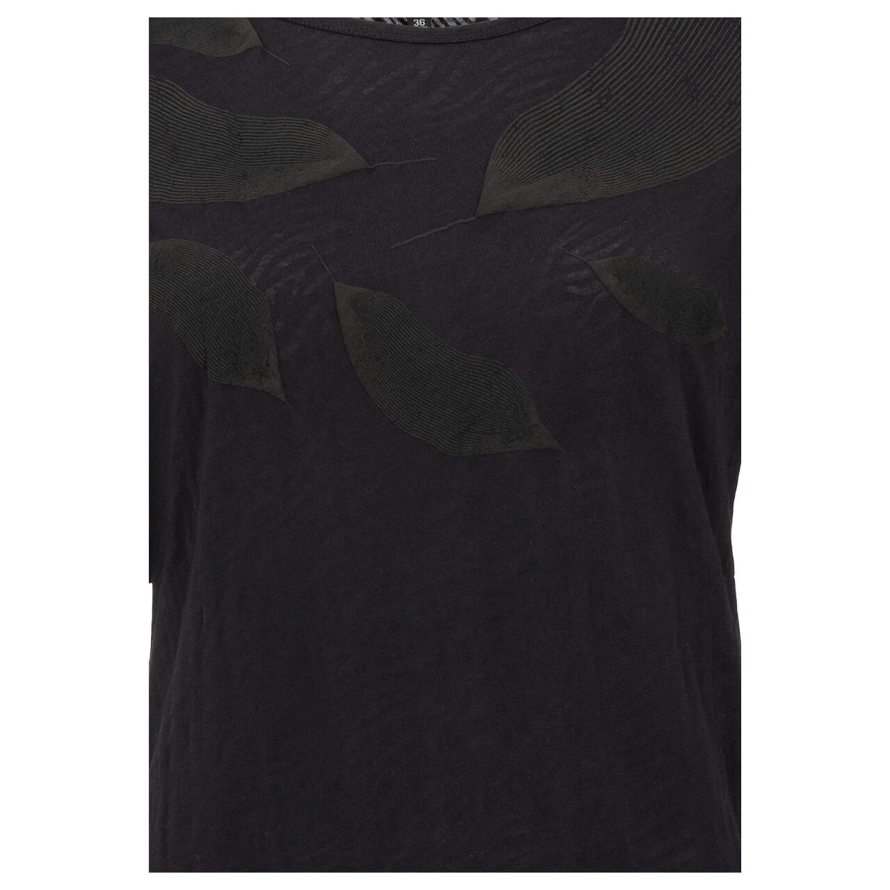 Soquesto Damen T-Shirt Shale Grey Leaves 3 Soquesto Damen T-Shirt Shale Grey Leaves – Bild 3