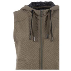 Soquesto Damen Weste Ivy Green -Modebekleidungs Geschäft soquesto weste ivy green 4901 detail