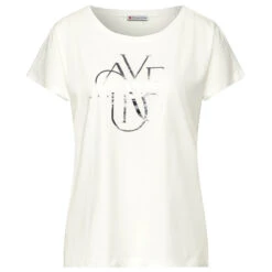 Street One Damen T-Shirt Alive Partprint Off White