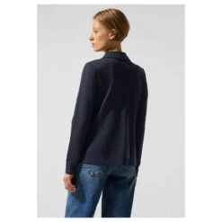 Street One Basic Blazer Deep Blue -Modebekleidungs Geschäft street one basic blazer blau 11238 hinten