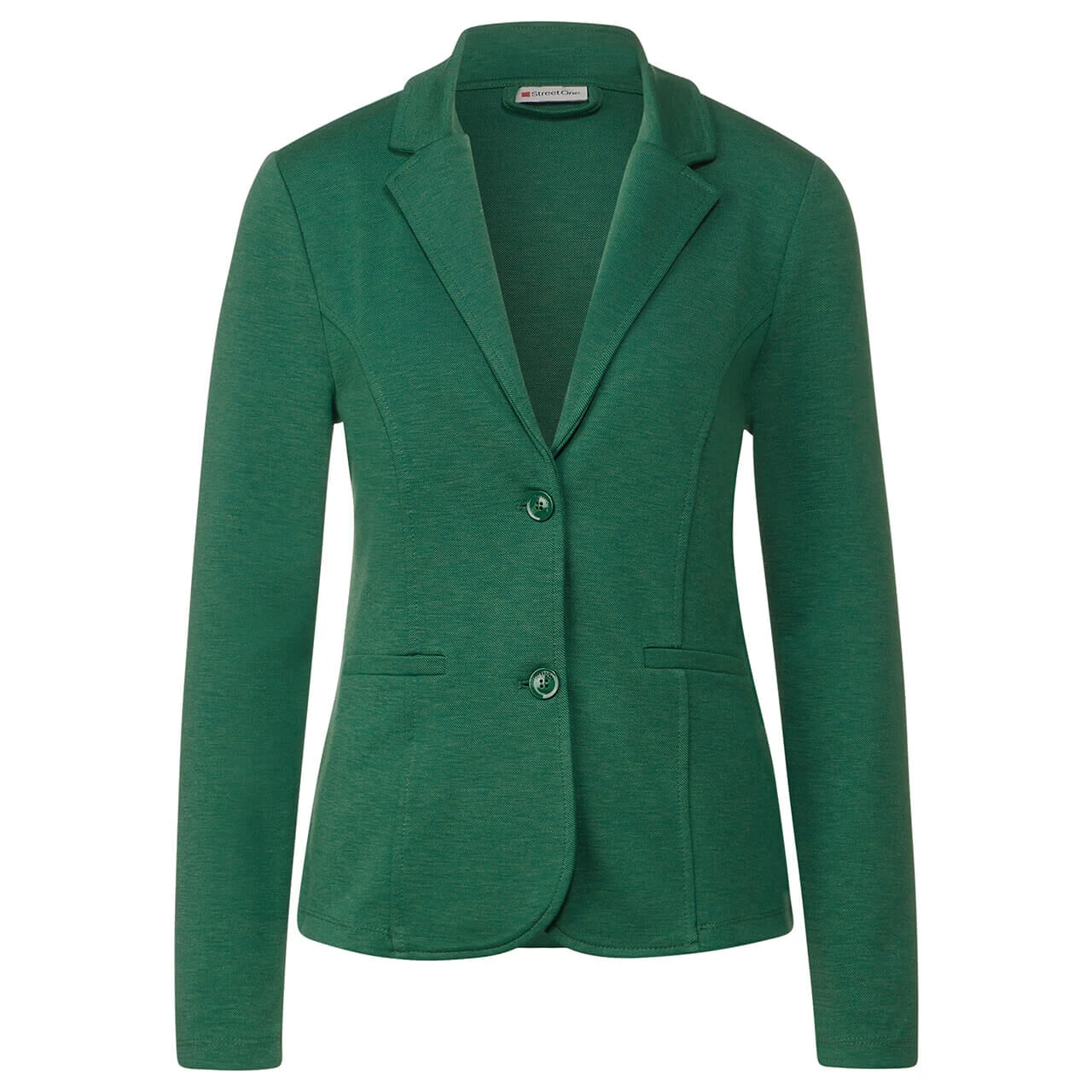 Street One Damen Blazer Basic Fresh Green Melange 1 Street One Damen Blazer Basic Fresh Green Melange