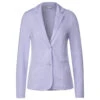 Street One Damen Blazer Basic Shiny Lilac Melange