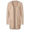 Street One Basic Cardigan Strickjacke Bleached Sand Melange