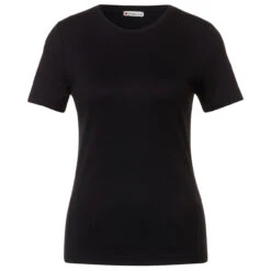 Street One Basic Interlock T-Shirt Black