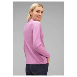 Street One Damen Blazer Basic Bright Rose 7 Street One Damen Blazer Basic Bright Rose -Modebekleidungs Geschäft street one blazer pink 15439 model seite