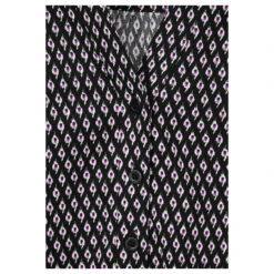 Street One Damen Langarm Bluse Bamika Black Printed -Modebekleidungs Geschäft street one bluse bamika print schwarz 30001 detail