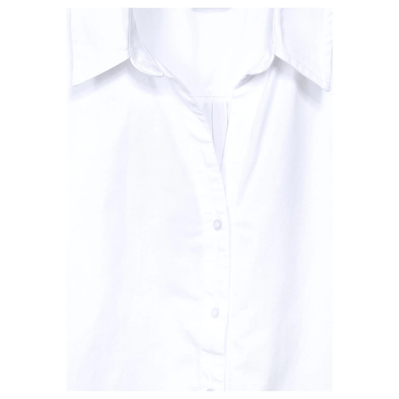 Street One Damen Cotton Kurzarm Bluse White 5 Street One Damen Cotton Kurzarm Bluse White – Bild 5