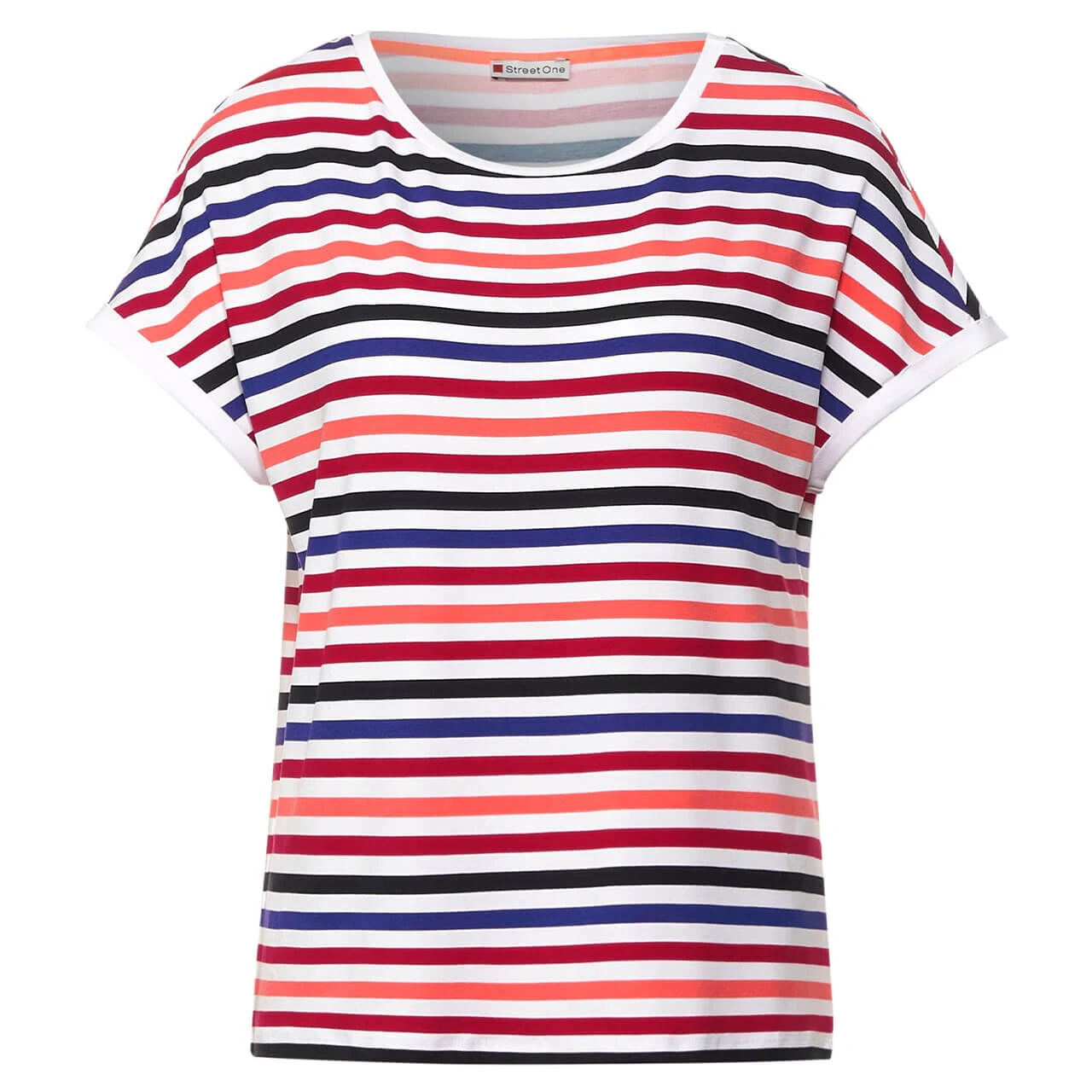 Street One Crista T-Shirt Multicolor White 1 Street One Crista T-Shirt Multicolor White