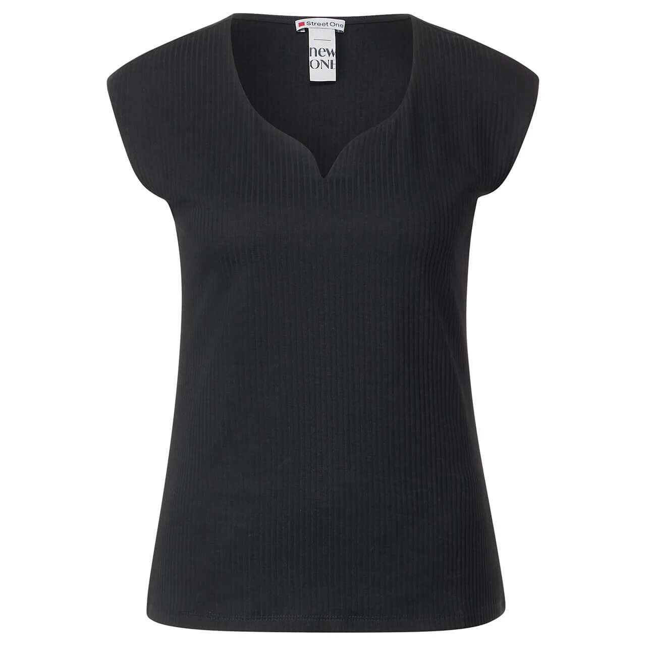 Street One Damen T-Shirt Ada Black 1 Street One Damen T-Shirt Ada Black
