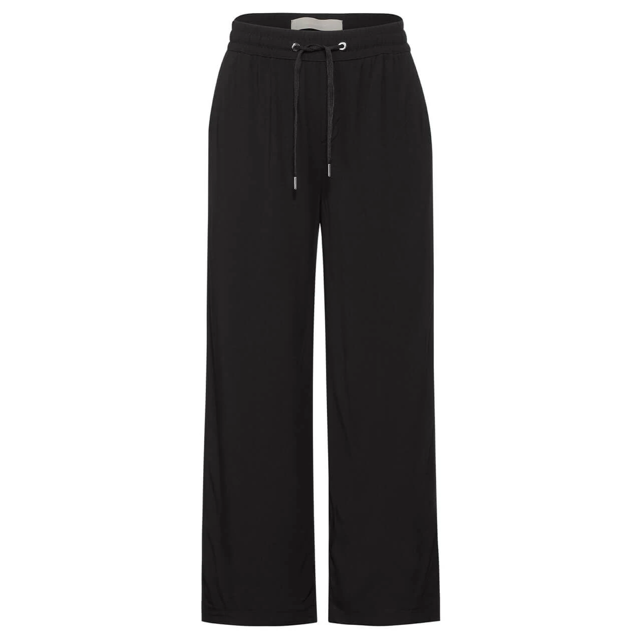 Street One Emee Wide Leg 7/8 Hose Black 1 Street One Emee Wide Leg 7/8 Hose Black