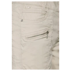 Street One Yulius Baumwoll Bermuda Clean Sand -Modebekleidungs Geschäft street one jeans yulius bermuda beige 15526 ansicht detail vorne