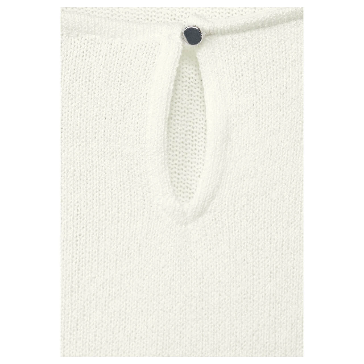 Street One Damen T-Shirt Knit Look Off White 5 Street One Damen T-Shirt Knit Look Off White – Bild 5