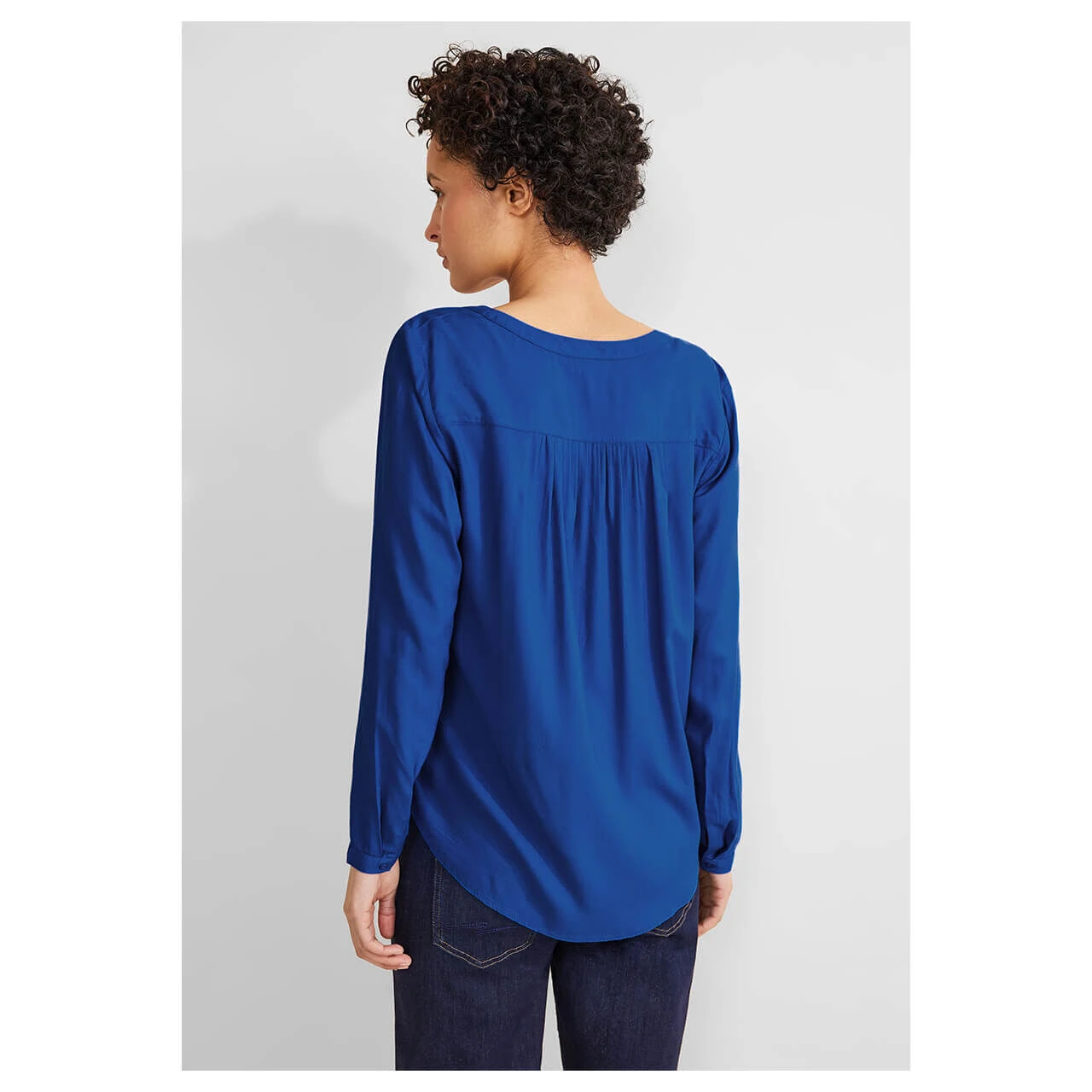 Street One Damen Langarm Bluse Bamika Fresh Intense Gentle Blue 3 Street One Damen Langarm Bluse Bamika Fresh Intense Gentle Blue – Bild 3