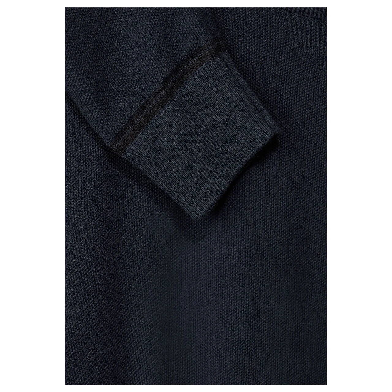 Street One Men Fine Structured Pullover Night Blue 5 Street One Men Fine Structured Pullover Night Blue – Bild 5