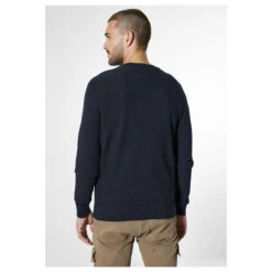 Street One Men Fine Structured Pullover Night Blue 7 Street One Men Fine Structured Pullover Night Blue -Modebekleidungs Geschäft street one men fine structured pullover blau 14331 ansicht hinten