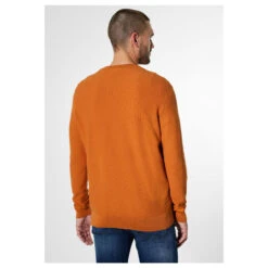 Street One Men Fine Structured Pullover Pumpkin Orange -Modebekleidungs Geschäft street one men fine structured pullover orange 14630 ansicht hinten