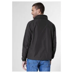 Street One Men Windbreaker Herren Jacke Limousine Black -Modebekleidungs Geschäft street one men herren jacke windbreaker schwarz 14343 ansicht model hinten