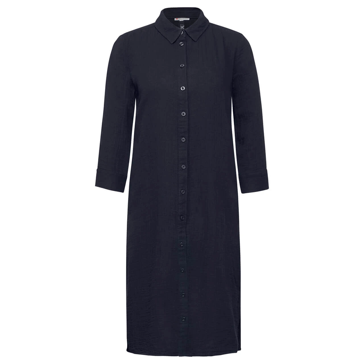 Street One Damen 3/4 Arm Kleid Musselin Shirt Dress Navy Blue 1 Street One Damen 3/4 Arm Kleid Musselin Shirt Dress Navy Blue