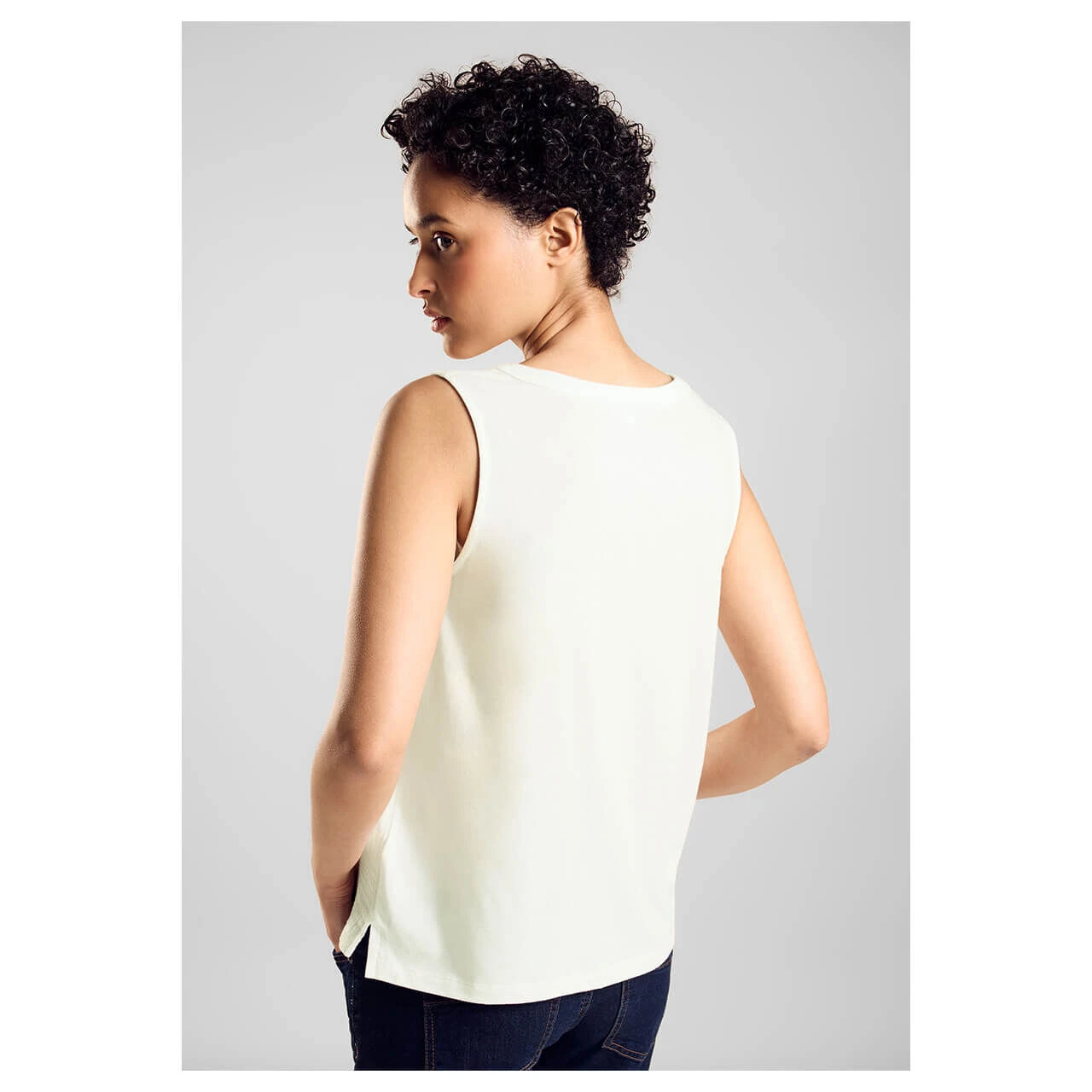 Street One Damen Top Musselin Off White 3 Street One Damen Top Musselin Off White – Bild 3