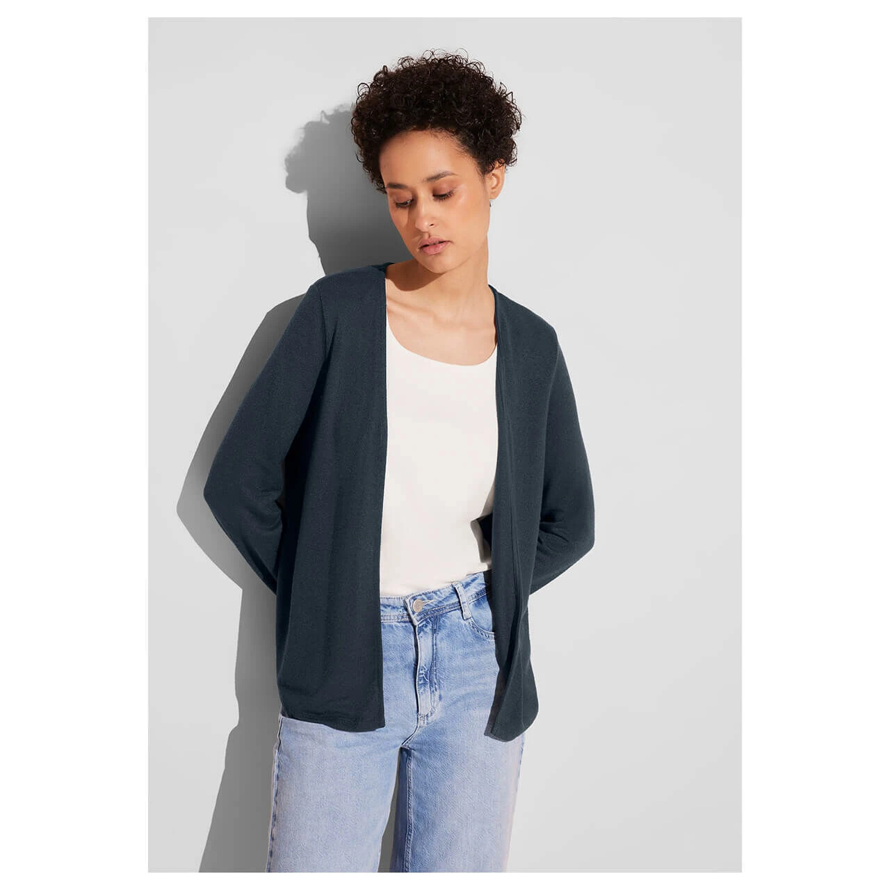 Street One Damen Strickjacke Nette Knit Cool Vintage Green 2 Street One Damen Strickjacke Nette Knit Cool Vintage Green – Bild 2