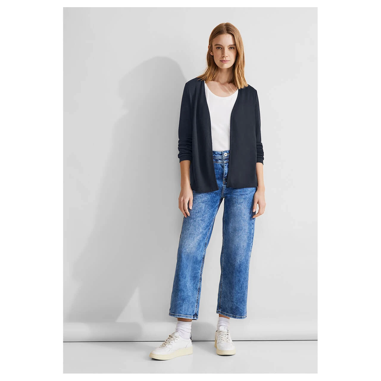 Street One Damen Strickjacke Nette Knit Deep Blue 4 Street One Damen Strickjacke Nette Knit Deep Blue – Bild 4