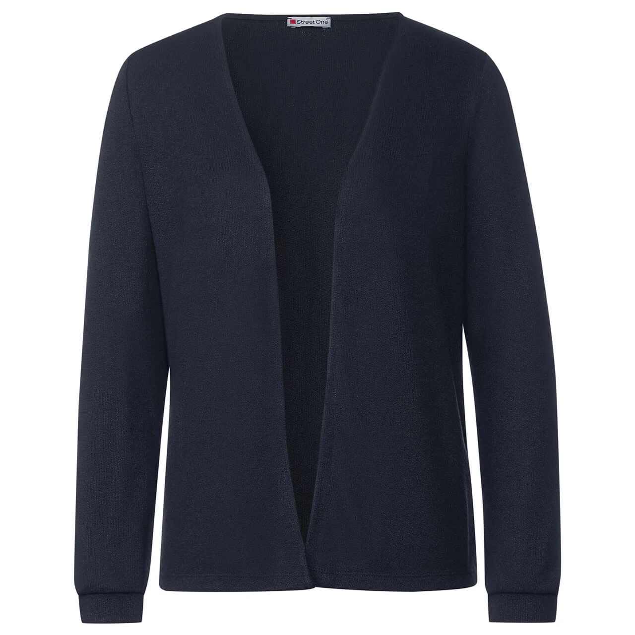 Street One Damen Strickjacke Nette Knit Deep Blue 1 Street One Damen Strickjacke Nette Knit Deep Blue