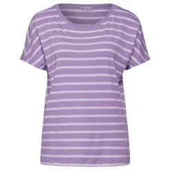 Street One Damen T-Shirt Crista Smell Of Lavender Stripes