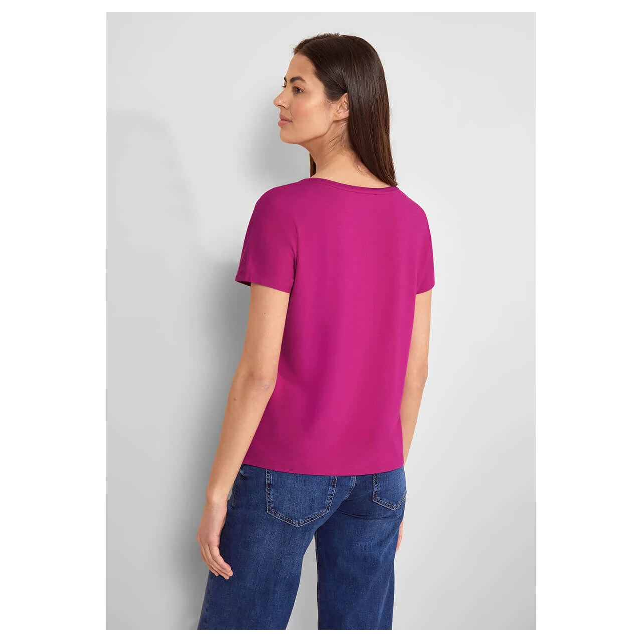 Street One Damen T-Shirt Crista Magnolia Pink 3 Street One Damen T-Shirt Crista Magnolia Pink – Bild 3