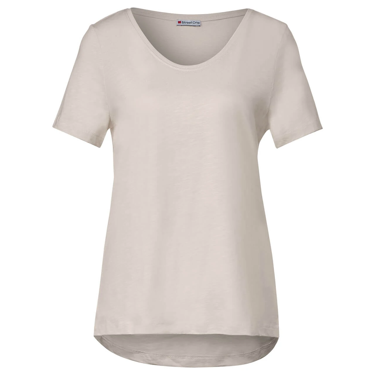 Street One Gerda T-Shirt Smooth Sand Beige 1 Street One Gerda T-Shirt Smooth Sand Beige