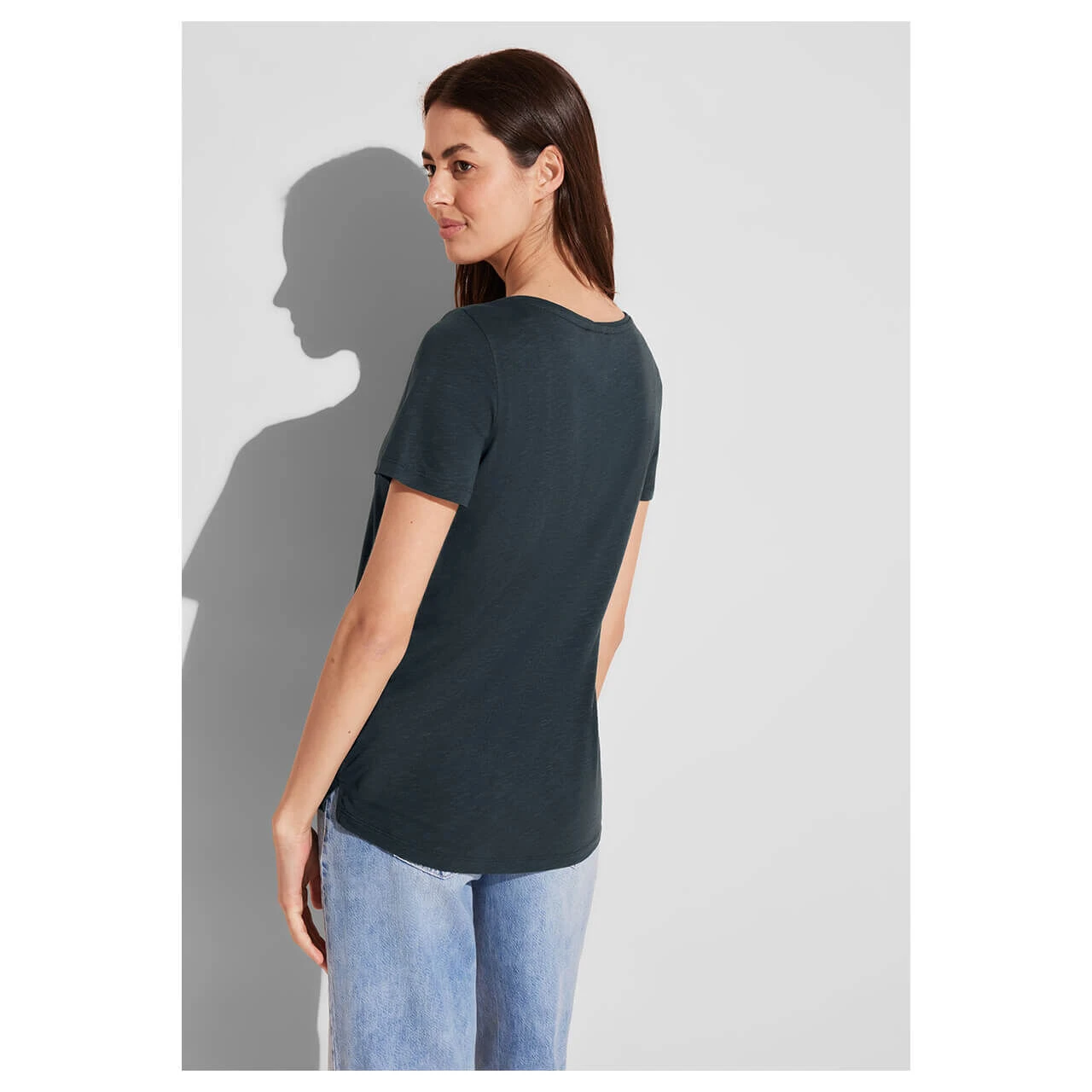 Street One Damen T-Shirt Gerda Cool Vintage Green 3 Street One Damen T-Shirt Gerda Cool Vintage Green – Bild 3