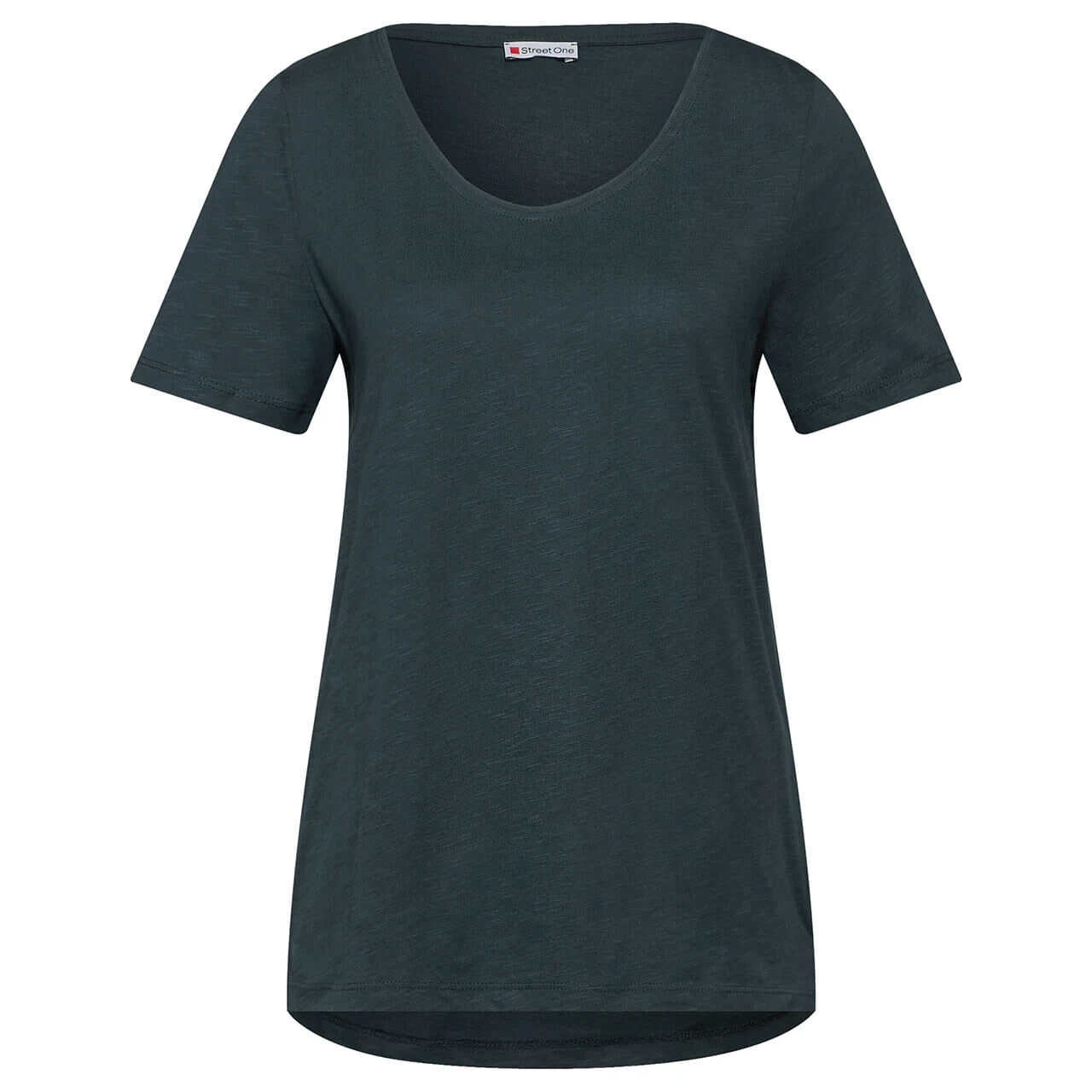 Street One Damen T-Shirt Gerda Cool Vintage Green 1 Street One Damen T-Shirt Gerda Cool Vintage Green